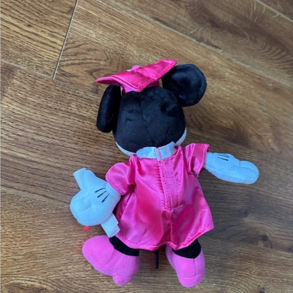 Disney Minnie Mouse Pink Graduation Plush